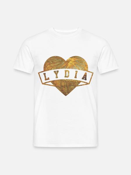 Vorname Lydia - Männer T-Shirt - Weiß
