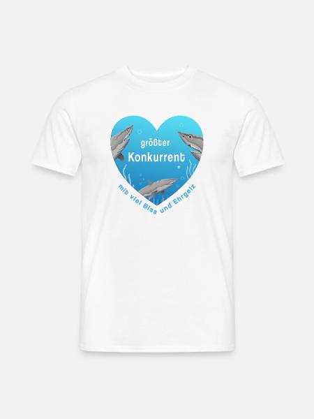 größter Konkurrent - Männer T-Shirt - Weiß