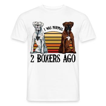 boxeur - T-shirt homme - blanc - Devant - AI Model Male 178 dark (178cm)