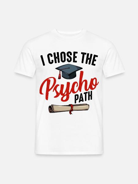psychologue - T-shirt homme - blanc