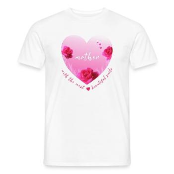 mother Mummy mom mama - Männer T-Shirt - Weiß - Vorne - AI Model Male 178 dark (178cm)