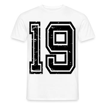 19 Corum schwarz used - Männer T-Shirt - Weiß - Vorne - AI Model Male 178 dark (178cm)