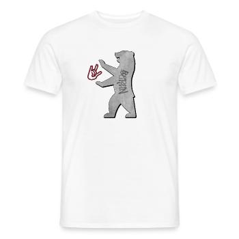 "I love you Berlin" im Graffiti Style - Männer T-Shirt - Weiß - Vorne - AI Model Male 178 dark (178cm)