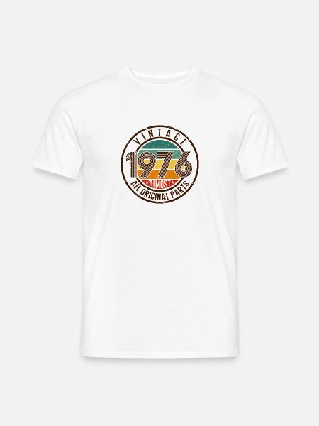 1976 - Männer T-Shirt - Weiß