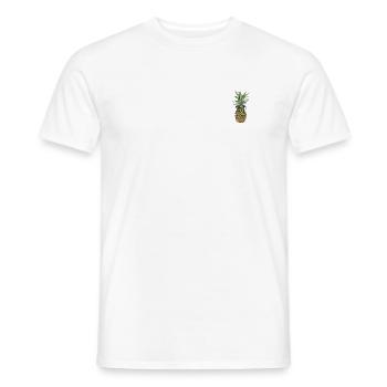 Ananas | Pineapple - Männer T-Shirt - Weiß - Vorne - AI Model Male 178 dark (178cm)