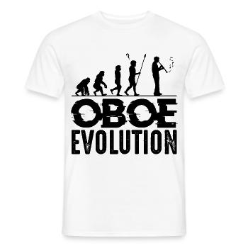 oboe - Men's T-Shirt - white - Front - AI Model Male 178 dark (178cm)