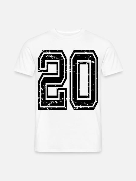20 Denizli used look - Männer T-Shirt - Weiß