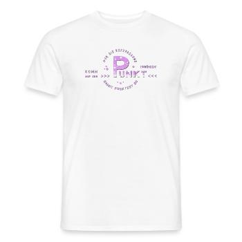 zum Punkt kommen - Männer T-Shirt - Weiß - Vorne - AI Model Male 178 dark (178cm)