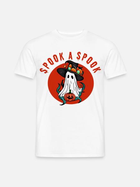 Erschrecke einen Spuk! - Männer T-Shirt - Weiß