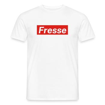 Fresse - Männer T-Shirt - Weiß - Vorne - AI Model Male 178 dark (178cm)