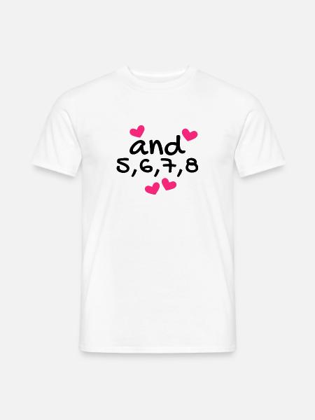 Tanzen Tanz Tanzkurs Rhythmus - Männer T-Shirt - Weiß