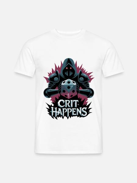 Crit Happens - Men's T-Shirt - white