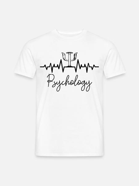 psychologue - T-shirt homme - blanc
