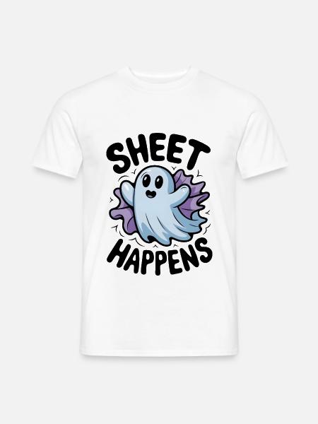 Blatt passiert - Männer T-Shirt - Weiß