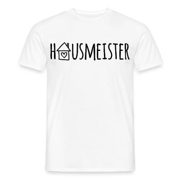 Hausmeister - Männer T-Shirt - Weiß - Vorne - AI Model Male 178 dark (178cm)