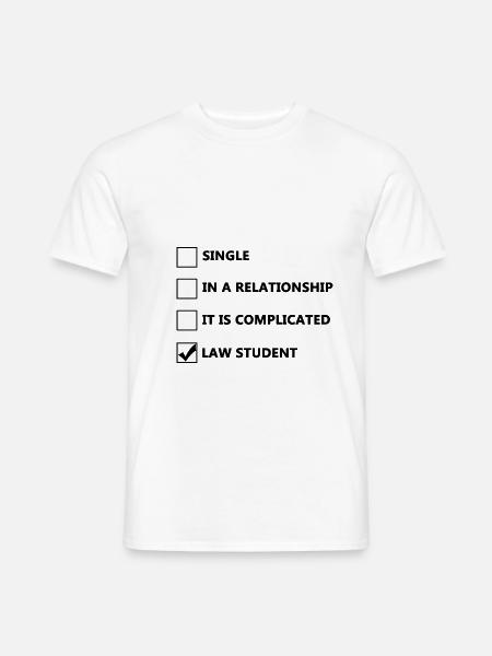 Law student | Jurastudent | Jura | Jurist - Männer T-Shirt - Weiß