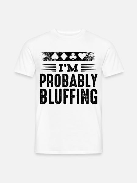 Poker - Men's T-Shirt - white