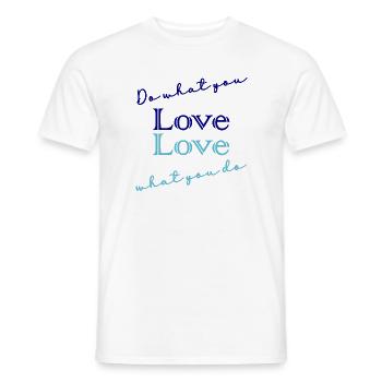 ZITAT, ZITATE, NACHRICHT, NACHRICHT, HUMOR - Männer T-Shirt - Weiß - Vorne - AI Model Male 178 dark (178cm)