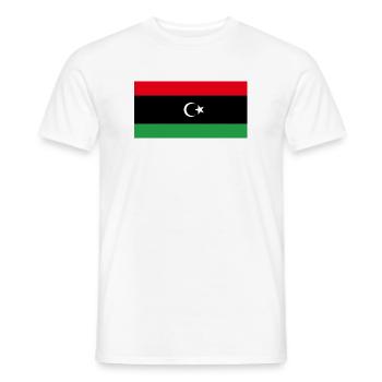 Libyen - Männer T-Shirt - Weiß - Vorne - AI Model Male 178 dark (178cm)