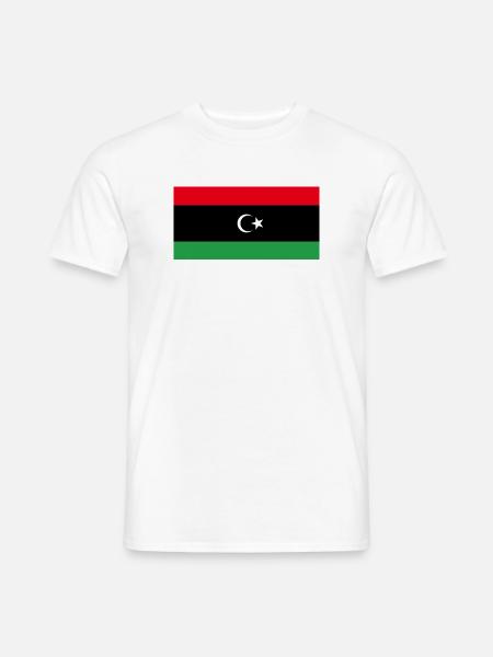 Libyen - Männer T-Shirt - Weiß