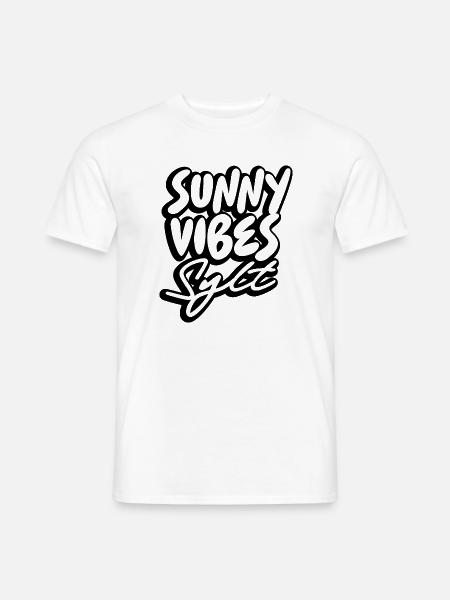SUNNY VIBES SYLT - Men's T-Shirt - white