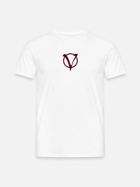 Vendetta Logo - Männer T-Shirt - Weiß