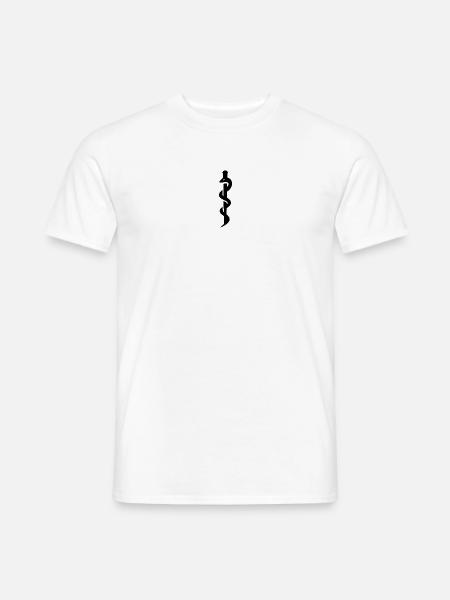 Natter Snake Schlage Viper - Männer T-Shirt - Weiß