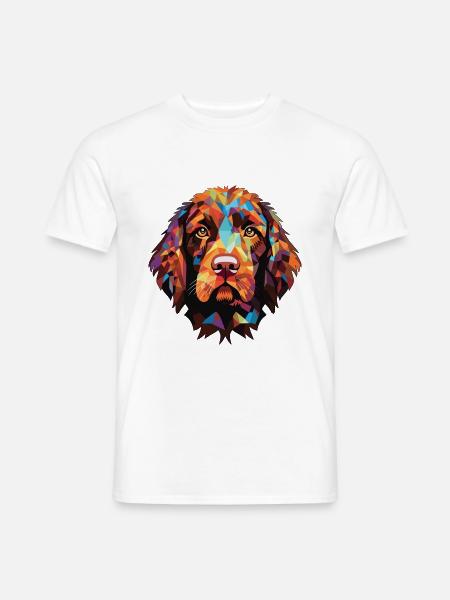 Pudelpointer Hunderasse Aquarell Illustration - Männer T-Shirt - Weiß