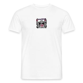Pelziger Schnüffeln - Männer T-Shirt - Weiß - Vorne - AI Model Male 178 dark (178cm)