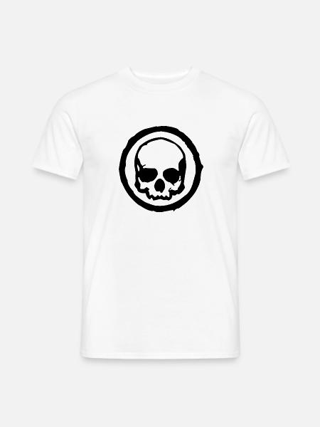 Totenkopf I Totenschädel I Skull I Skelett I Metal - Männer T-Shirt - Weiß