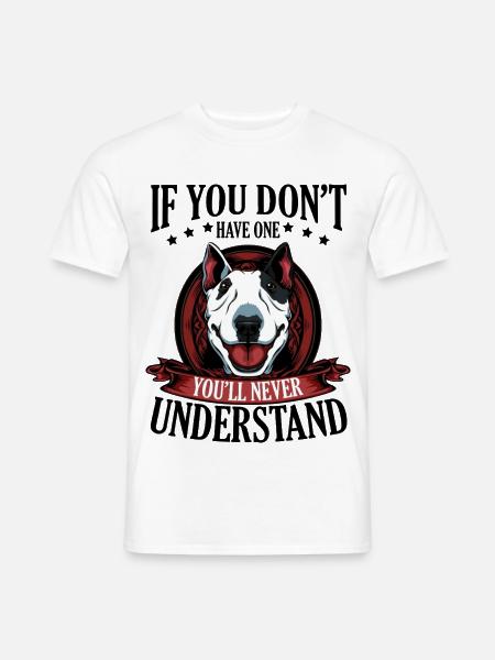 Bull Terrier - T-shirt homme - blanc