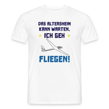 das altersheim kann warten - Männer T-Shirt - Weiß - Vorne - AI Model Male 178 dark (178cm)