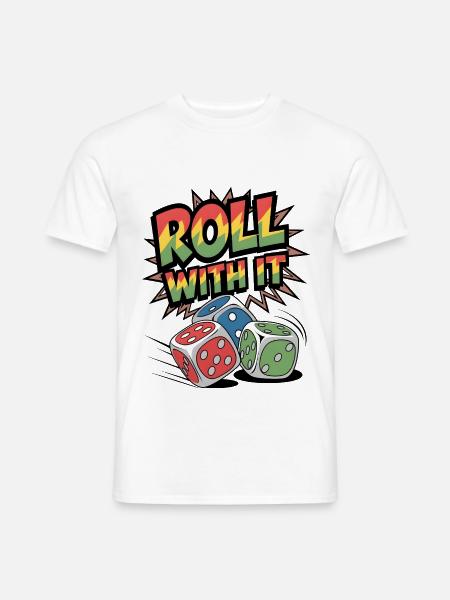Roulez avec - T-shirt homme - blanc