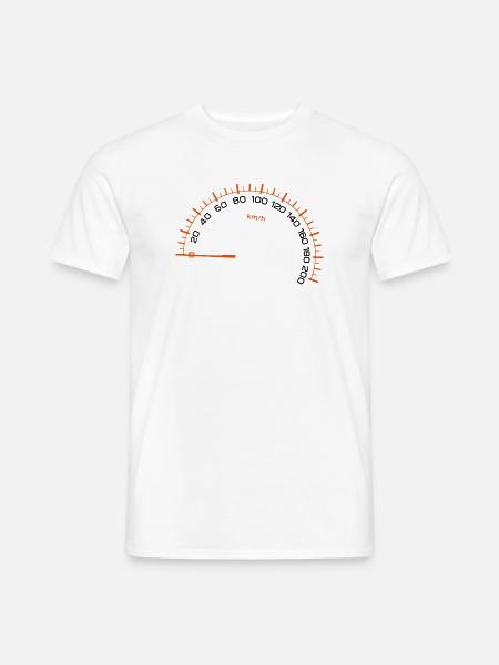 Meter - Männer T-Shirt - Weiß