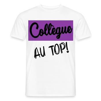 RETIREMENT. RETIREMENT. RETIRED. RETIREMENT - Men's T-Shirt - white - Front - AI Model Male 178 dark (178cm)