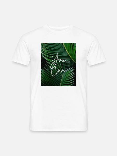 YOU CAN - Männer T-Shirt - Weiß