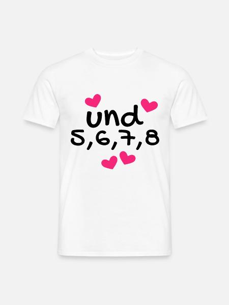 Tanzen Tanz Tanzkurs Rhythmus - Männer T-Shirt - Weiß