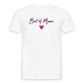 OMA. MUTTERTAG. ALLES GUTE ZUM GEBURTSTAG OMA. ICH LIEBE DICH - Männer T-Shirt - Weiß - Vorne - AI Model Male 178 dark (178cm)