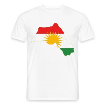 Kurdistan Region  - Männer T-Shirt - Weiß - Vorne - AI Model Male 178 dark (178cm)