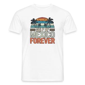 Golf von Mexiko Ozeanisches Becken Touristenattraktion Reisen - Männer T-Shirt - Weiß - Vorne - AI Model Male 178 dark (178cm)