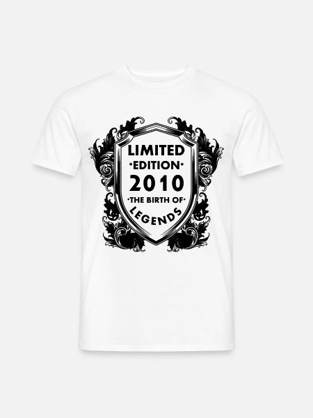 2010 - Männer T-Shirt - Weiß