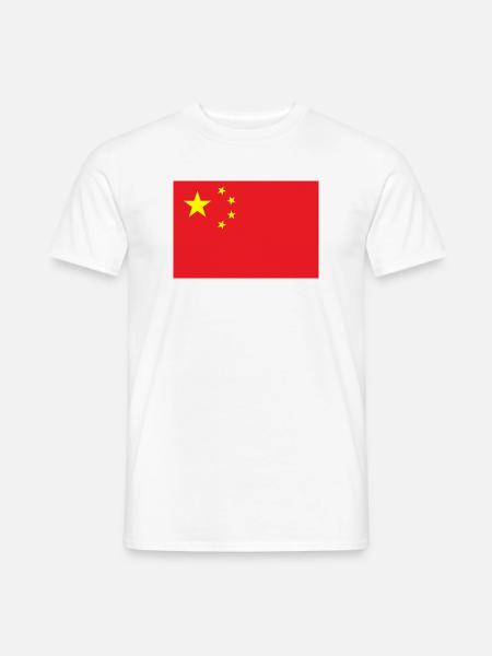 China - Männer T-Shirt - Weiß