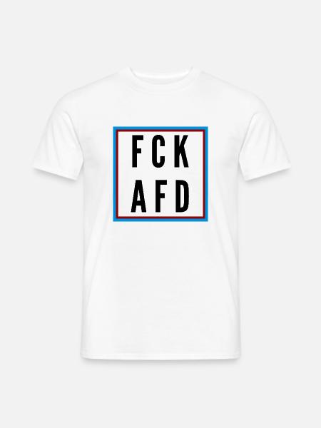 AFD Nein Danke! - Männer T-Shirt - Weiß