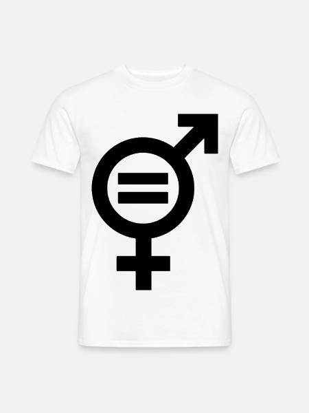 Égalité des sexes Égalité entre hommes et femmes Égalité égalité égalité - T-shirt homme - blanc