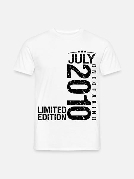 Geburtstag 2010 Juli 2010 Juli 2010 - Männer T-Shirt - Weiß