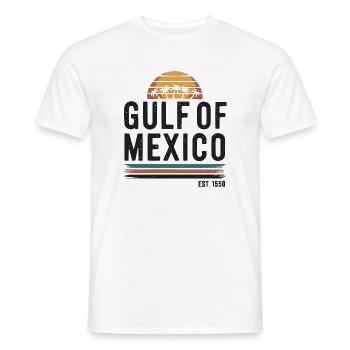Golf von Mexiko Ozeanisches Becken Touristenattraktion Reisen - Männer T-Shirt - Weiß - Vorne - AI Model Male 178 dark (178cm)