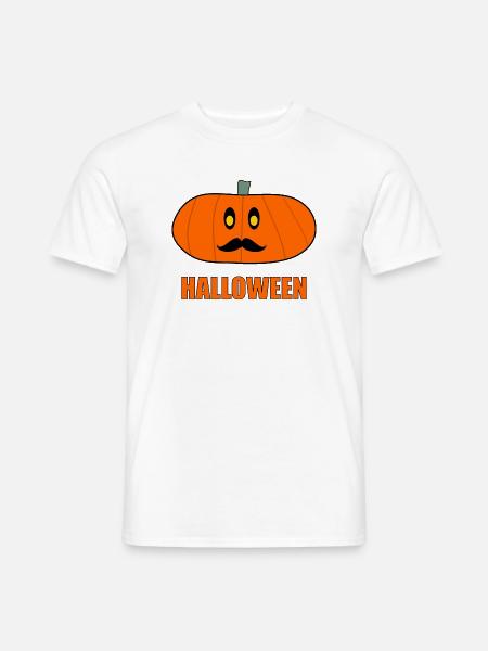 HALLOWEEN. KÜRBIS. HALLOWEEN-KÜRBIS - Männer T-Shirt - Weiß