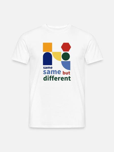 same same but different - Men's T-Shirt - white