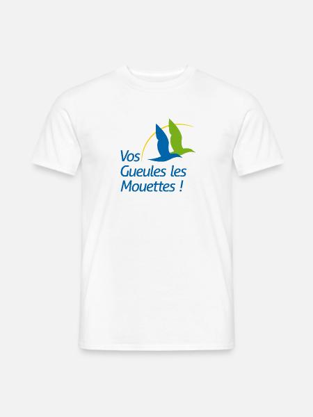 Charentes Maritimes - Vos Gueules Les Mouettes ! - T-shirt homme - blanc