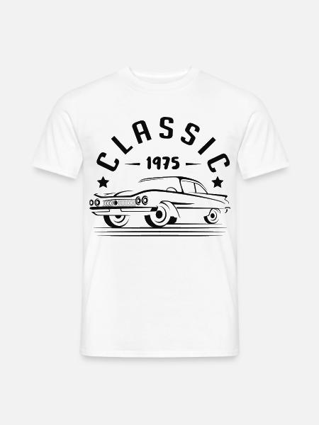 Klassisch 1975. - Männer T-Shirt - Weiß